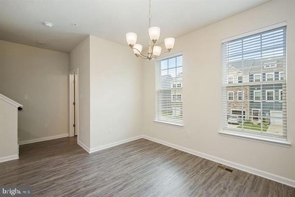 Chandelier, Empty room, Interior, Wood Texture Flooring
