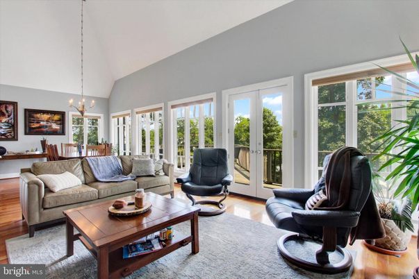 Dining room, Interior, Living room, Pendant Lights, Wood Texture Flooring
