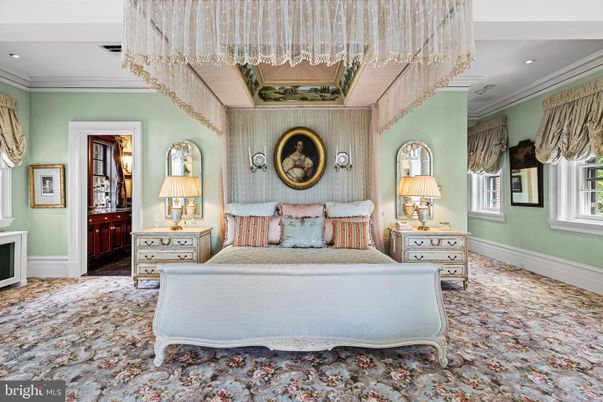 Bedroom, Chandelier, Interior, Recessed Lighting