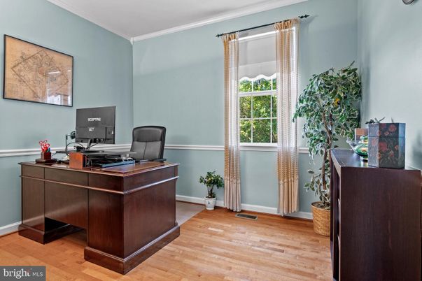 Home Office, Interior, Wood Texture Flooring