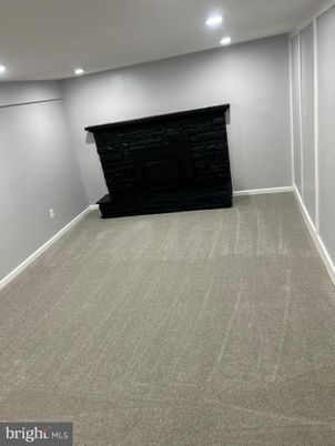 Empty room, Fireplace, Interior, Recessed Lighting