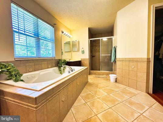 Bathroom, Glass Shower, Interior, Tile Countertops