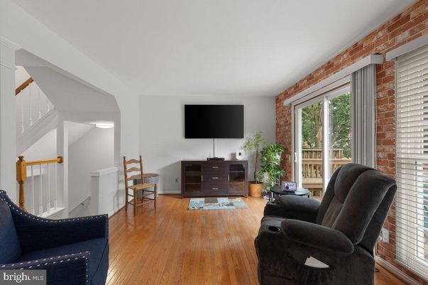 Interior, Stone Walls, Wood Texture Flooring