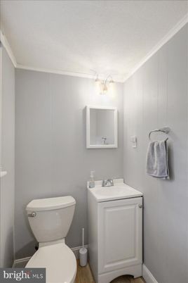 Bathroom, Interior, Washer, Wood Texture Flooring
