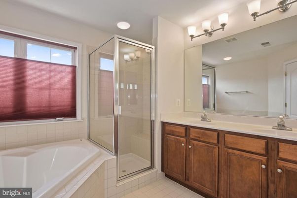 Bathroom, Dual Sink Vanities, Glass Shower, Interior