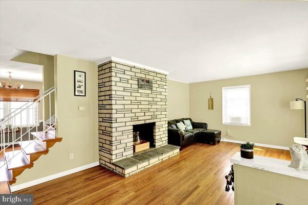 Fireplace, Interior, Living room, Stone Walls, Wood Texture Flooring