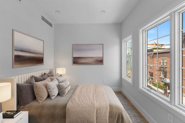 Bedroom, Interior, Recessed Lighting