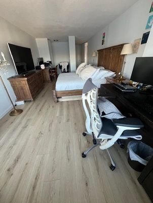 Bedroom, Home Office, Interior, Wood Texture Flooring