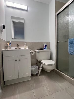 Bathroom, Glass Shower, Interior