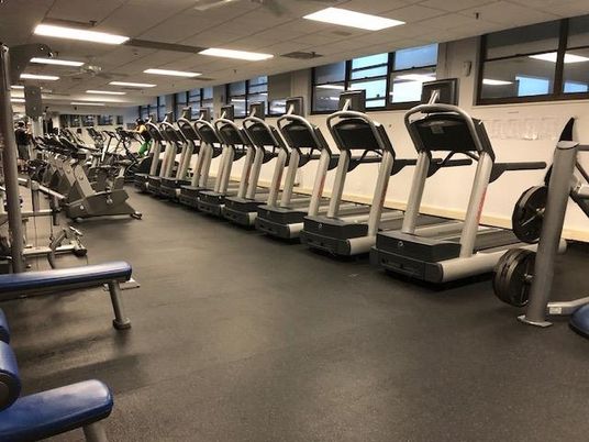 Fitness Equipment, Gym, Interior, Recessed Lighting