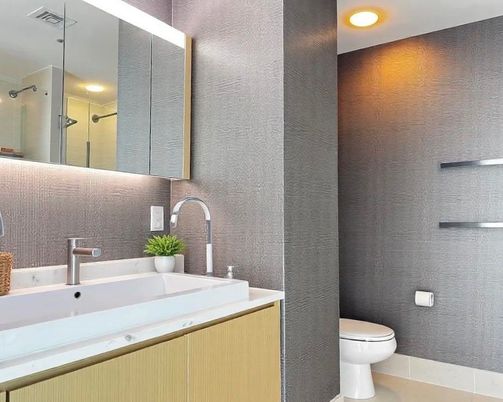Bathroom, Interior, Recessed Lighting
