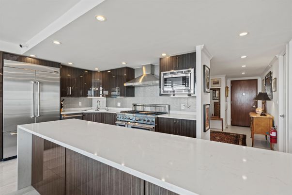 Interior, Kitchen, Recessed Lighting, Stainless Steel Appliances