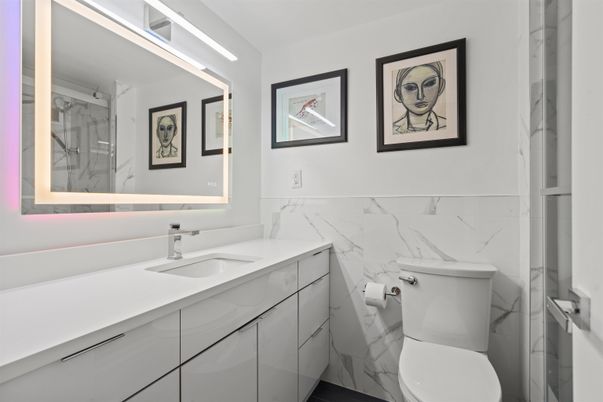 Bathroom, Interior, Marble Walls