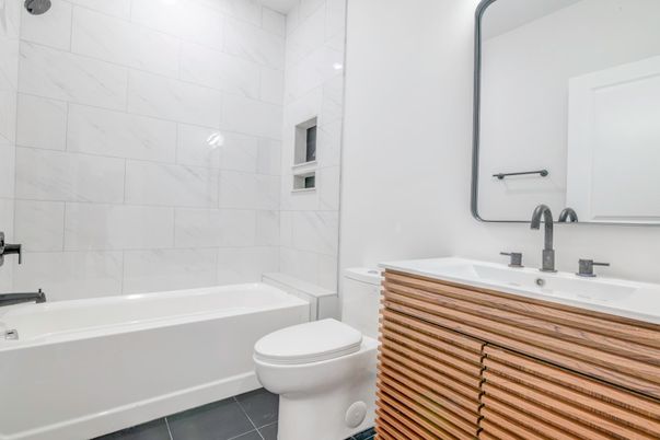 Bathroom, Interior, Marble Walls