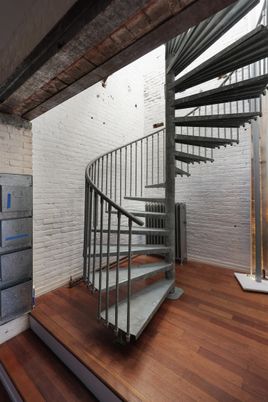 Interior, Stone Walls, Wood Texture Flooring