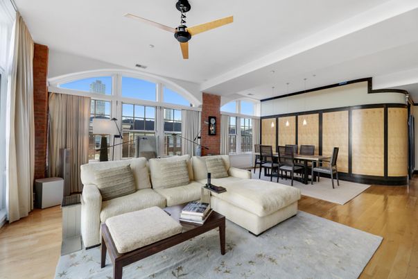 Dining room, Interior, Living room, Pendant Lights, Wood Texture Flooring