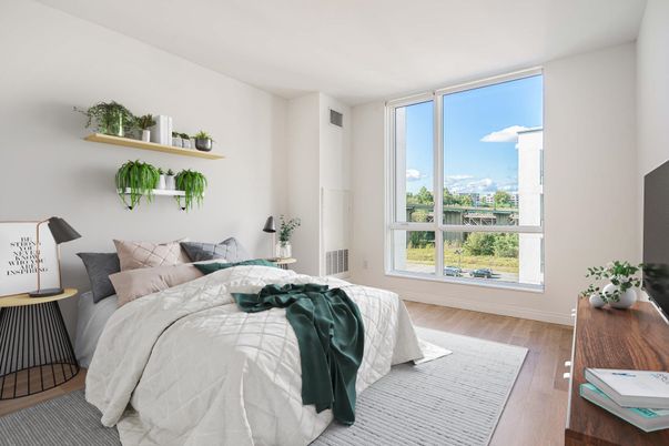 Bedroom, Interior, Wood Texture Flooring