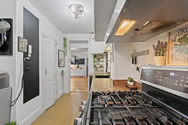 Interior, Kitchen, Wood Texture Flooring
