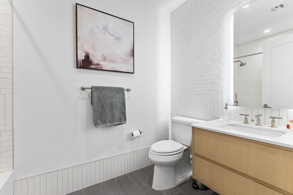 Bathroom, Interior, Recessed Lighting