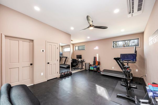 Fitness Equipment, Interior, Recessed Lighting