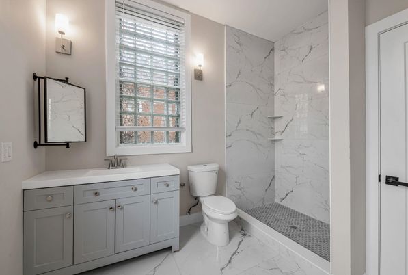 Bathroom, Interior, Marble, Marble Walls