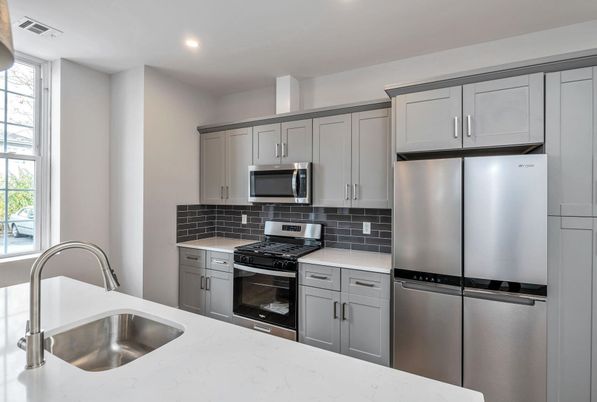 Interior, Kitchen, Recessed Lighting, Stainless Steel Appliances