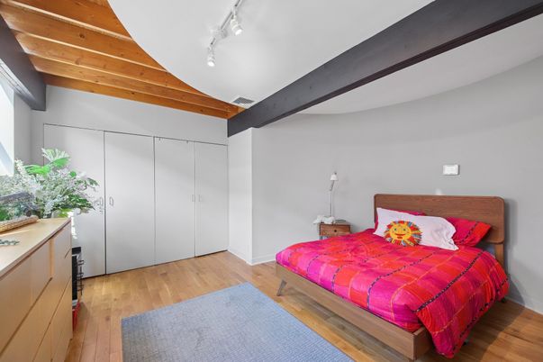 Bedroom, Interior, Wooden Beams, Wood Texture Flooring