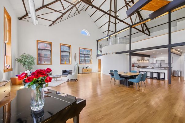 Dining room, Interior, Kitchen, Living room, Pendant Lights, Recessed Lighting, Wood Texture Flooring