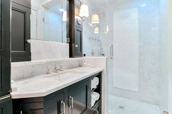 Bathroom, Glass Shower, Interior