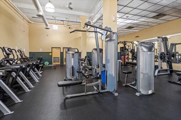Fitness Equipment, Gym, Interior