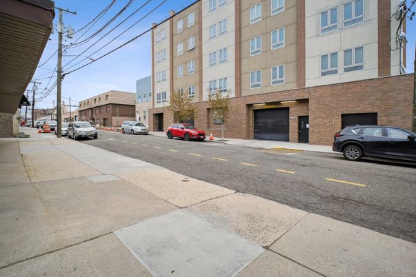 Exterior, Facade, Brick Facade, Condo Building