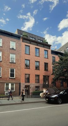 Exterior, Facade, Brick Facade, Rowhouse