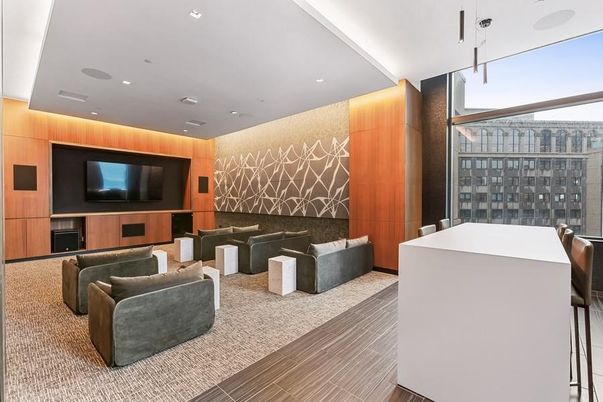 Interior, Living room, Recessed Lighting, Wooden Walls