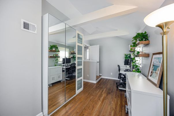 Home Office, Interior, Wood Texture Flooring