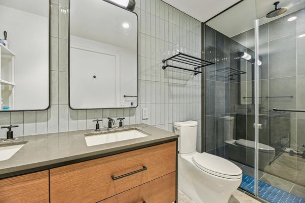 Bathroom, Glass Shower, Interior