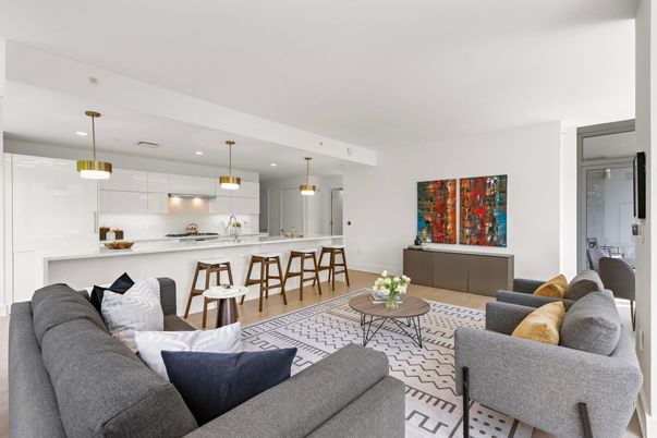 Interior, Kitchen, Living room, Pendant Lights, Recessed Lighting