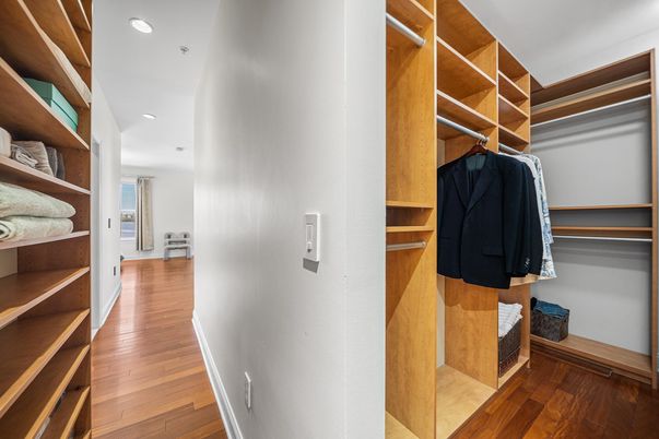 Interior, Recessed Lighting, Walk-in Closets, Wood Texture Flooring