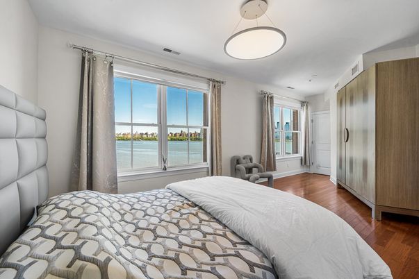 Bedroom, Interior, Water, Wood Texture Flooring