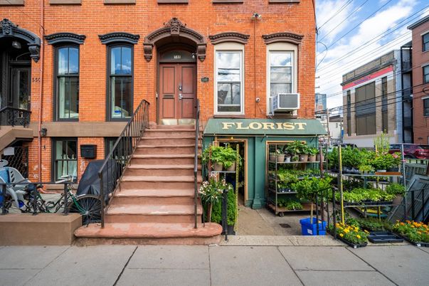 Exterior, Facade, Brick Facade, Rowhouse
