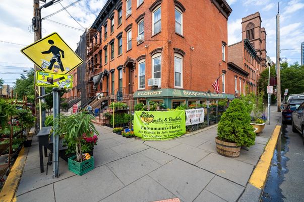 Exterior, Facade, Brick Facade, Rowhouse