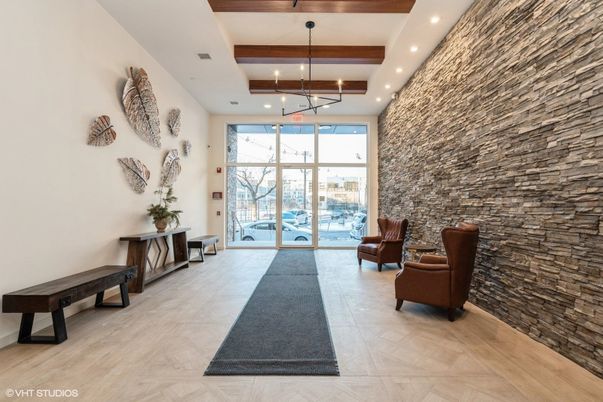 Interior, Pendant Lights, Recessed Lighting, Stone Walls, Wooden Beams