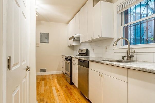 Interior, Kitchen, Wood Texture Flooring