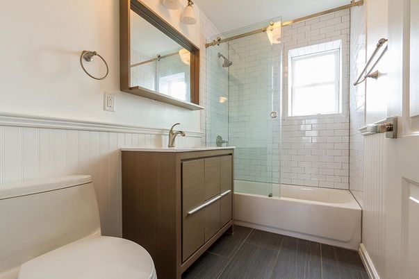 Bathroom, Glass Shower, Interior