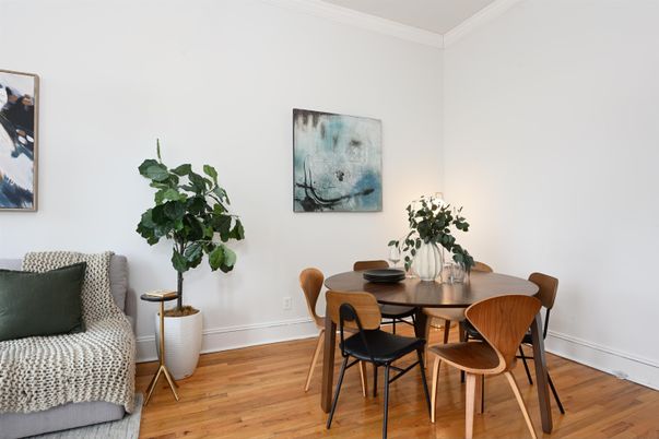 Dining room, Interior, Wood Texture Flooring