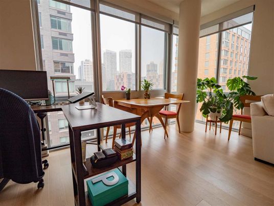 Dining room, Interior, Wood Texture Flooring