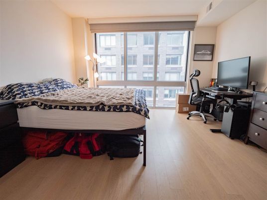 Bedroom, Home Office, Interior, Wood Texture Flooring