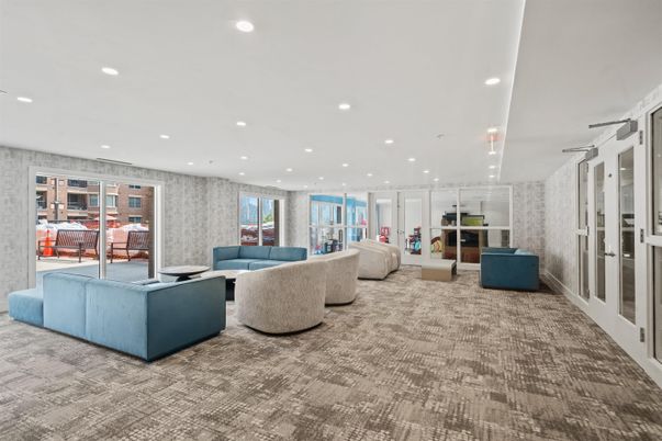 Interior, Living room, Recessed Lighting