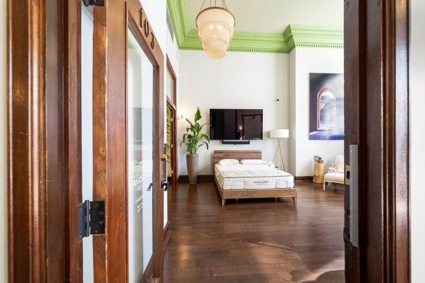 Chandelier, Fireplace, Interior, Wood Texture Flooring
