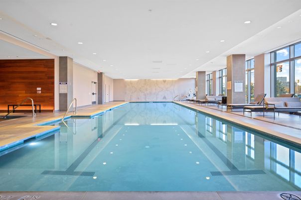 Interior, Pool, Recessed Lighting, Wooden Walls