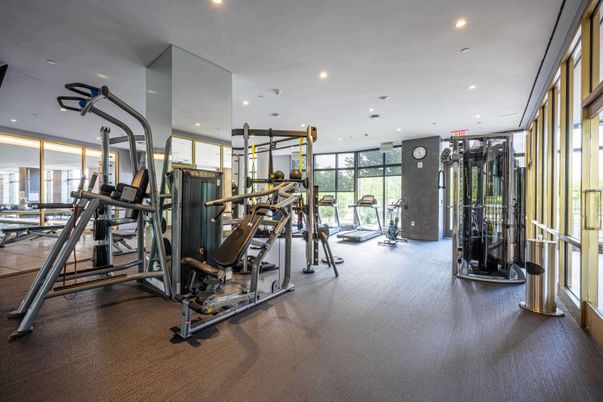 Fitness Equipment, Gym, Interior, Recessed Lighting